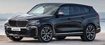 2022 BMW X8 Realistic Rendering Shows Genesis-Like Split Lights