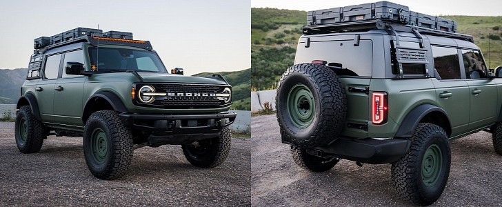 2022 Ford Bronco WildTrak GPW custom SUV for Overland Expo by The Bronco Nation
