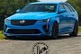 2022 Cadillac CT4-V Blackwing Station Wagon Rendering Isn’t Long for This World