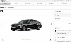 2022 Cadillac CT5 Configurator Goes Live, Pricing Goes Up