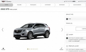 2022 Cadillac XT5 Configurator Goes Live, Mid-Size Crossover Priced From $44k