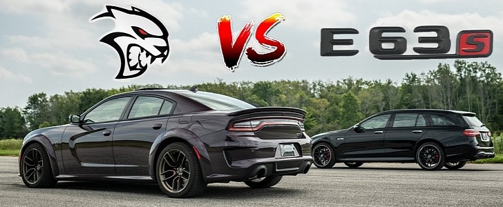 2022 Dodge Charger Redeye Vs Mercedes-AMG E 63 S T-Modell Drag and Roll Race