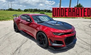 2022 Chevrolet Camaro ZL1 1LE Coupe Is a Wild Cherry Tintcoat Supercharged Brawler