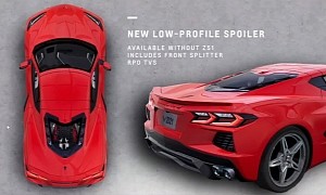2022 Chevrolet Corvette Low-Profile Spoiler Previewed During NCM Bash