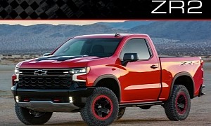 2022 Chevy Silverado ZR2 Shrinks to Single Cab, Would Make a Greater Off-Roader