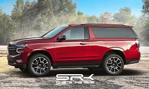 2022 Chevy Tahoe Two-Door SUV Draws Whimsical Inspiration From a K5 Blazer Past