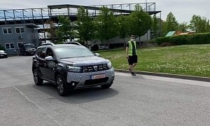 2022 Dacia Duster Facelift Spied With New LED Signature Lighting, 4WD Badge