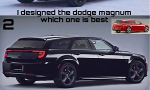 2022 Dodge Magnum Digitally Envisioned in Charger Widebody and Vintage Modes