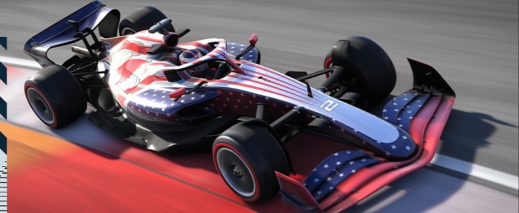 F1 22 US-inspired Stars and Stripes livery