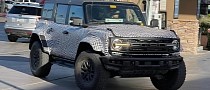 2022 Ford Bronco Raptor Prototype Spied Looking Utterly Massive