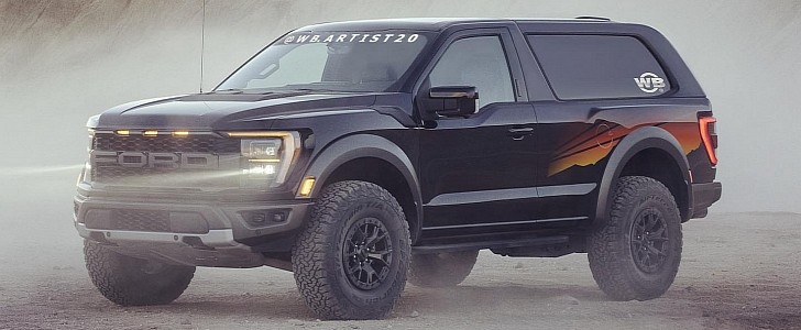 2022 Ford Bronco Raptor rendering