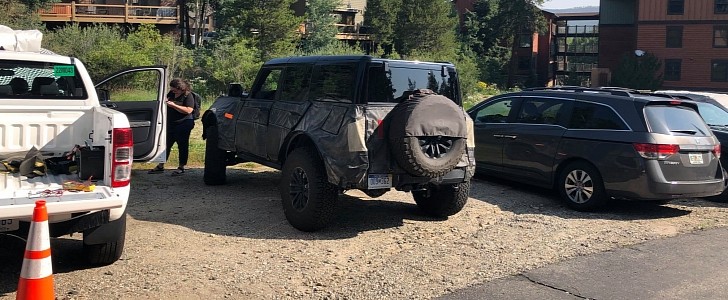 2022 Ford Bronco Warthog prototype with MOD painted hardtop, 37-inch tires, Fox shocks