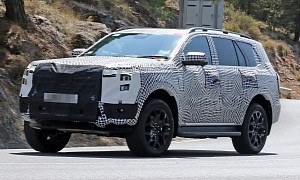 2022 Ford Everest Heads to Europe for Testing, Keeps Heavy Camo On