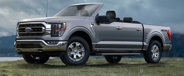 2022 Ford F-150 Convertible rendering