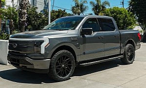2022 Ford F-150 Lighting EV From Galpin Auto Sports Flaunts Clean Forgiato Looks