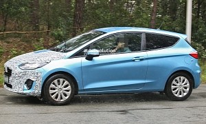 2022 Ford Fiesta Facelift Shows Off Minimal Changes With One Angry Driver Behind the Wheel