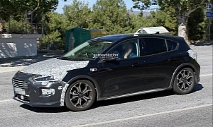 2022 Ford Focus Facelift Shows Off Revised DRLs in Latest Spy Photos