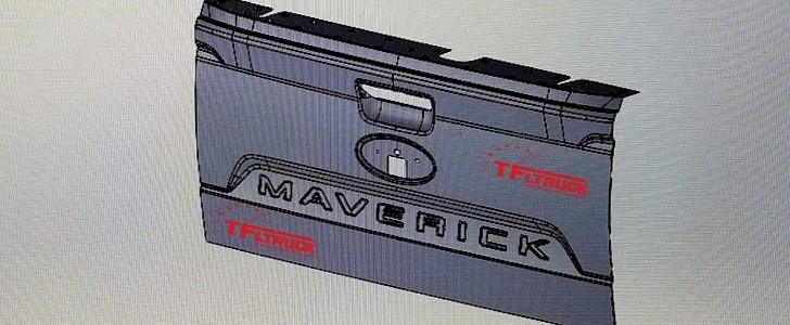 2022 Ford Maverick tailgate