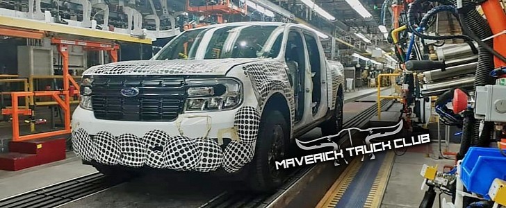 2022 Ford Maverick pickup truck leaked photo