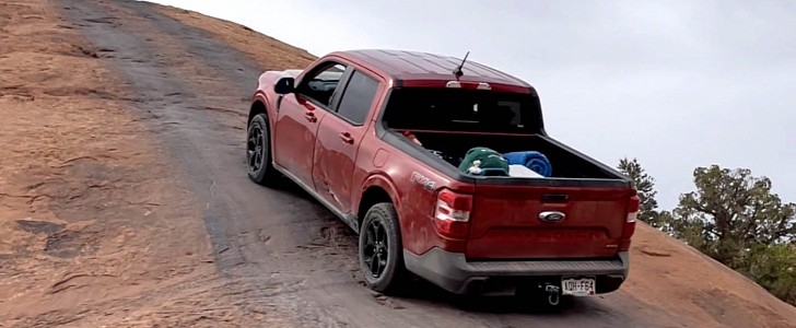 2022 Ford Maverick off-roading at Moab