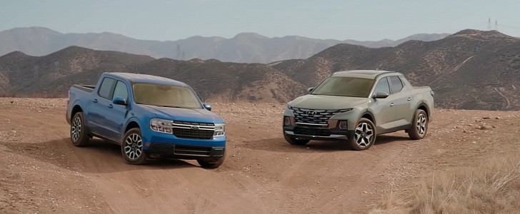 Ford Maverick vs. Hyundai Santa Cruz | Small-Truck Comparison Test | Price, Towing, Specs & More