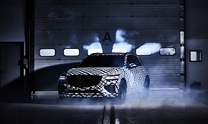 2022 Genesis GV70 Teased With G-Matrix Camouflage, Will Get Turbo Engines