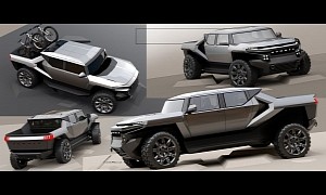 2022 GMC Hummer EV Official Sketch Shows a Completely Different Look. Better?