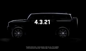 2022 GMC Hummer EV SUV First Video Teaser Previews Removable Roof Panels