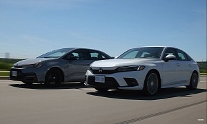 2022 Honda Civic Sedan Meets Its First Major Review Foe, the Toyota Corolla Apex