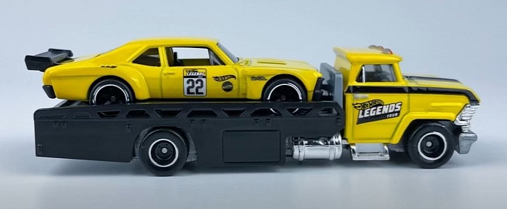 2022 Hot Wheels Team Transport Set Reveals 1970 Chevy Nova and Matching Hauler