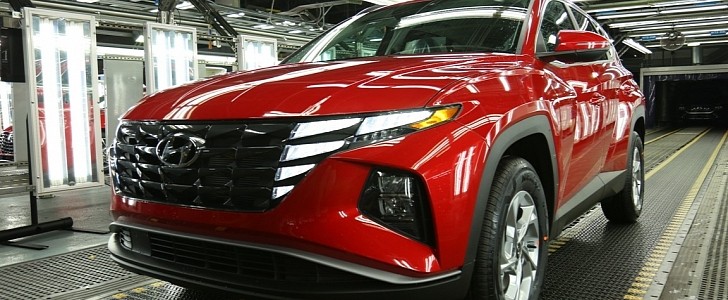 2022 Hyundai Tucson in U.S. specification
