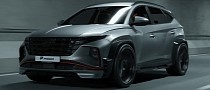 2022 Hyundai Tucson Pledges Allegiance to the Widebody Design, CGI Kit Looks Awesome