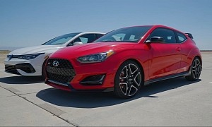 2022 Hyundai Veloster N Races 2022 VW Golf R, It's Not Even Close