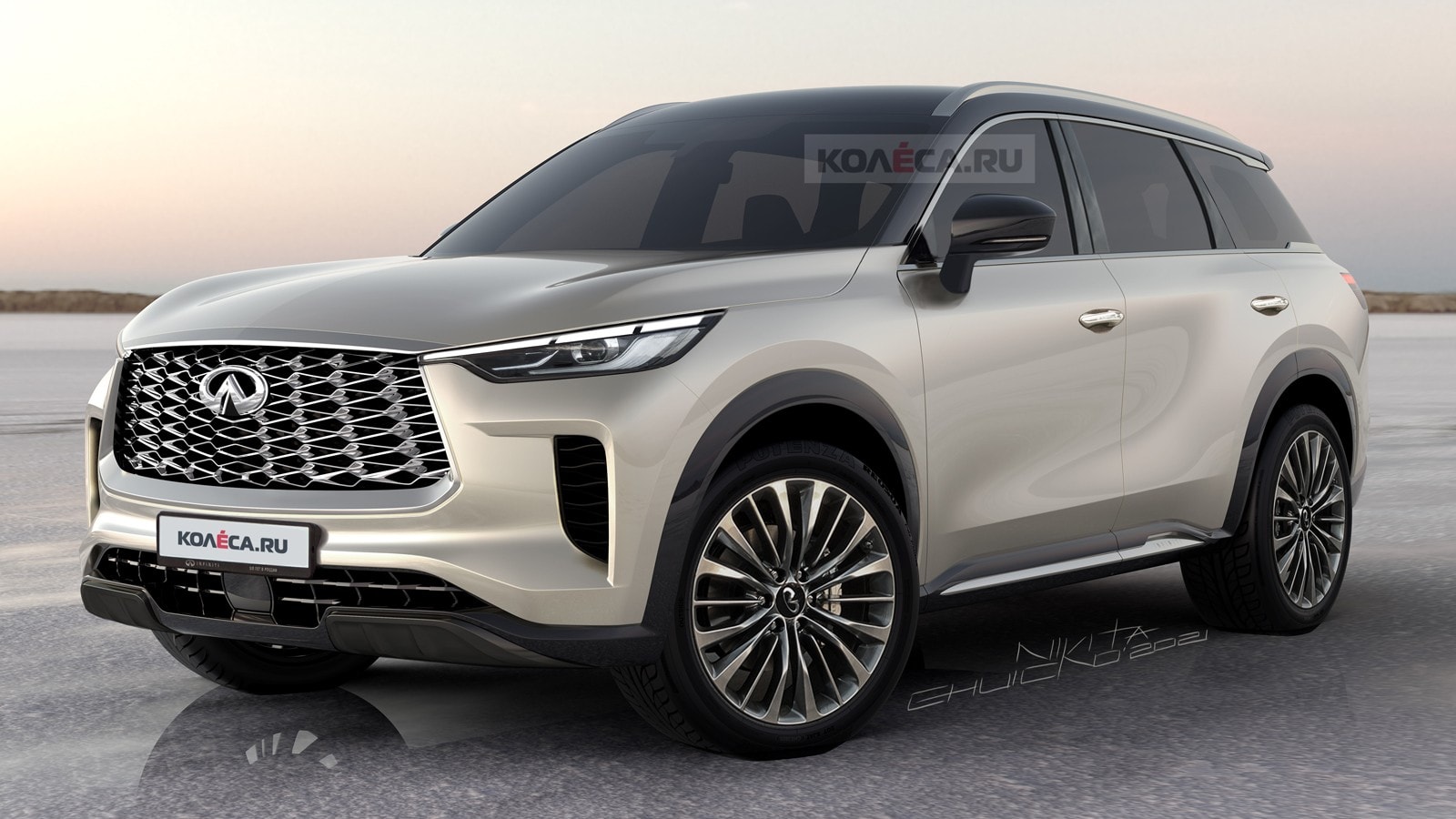 2022 Infiniti Qx60 Looks Impressive In Production Ready Accurate Rendering 156046 1 