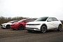 2022 Ioniq 5 Drags Model Y and I-Pace, Tesla Remains EV King Even on a Rainy Day