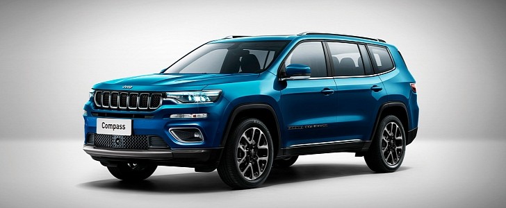 22 Jeep Compass Rendered Grand Compass Three Row Suv May Also Happen Autoevolution