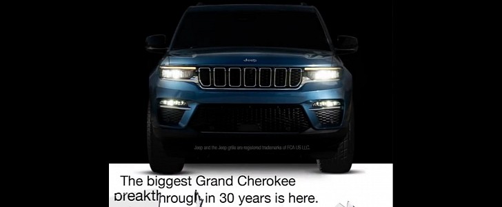  2022 Jeep Grand Cherokee teaser