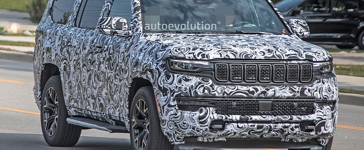 2022 Jeep Grand Wagoneer Spied Testing With Production Body