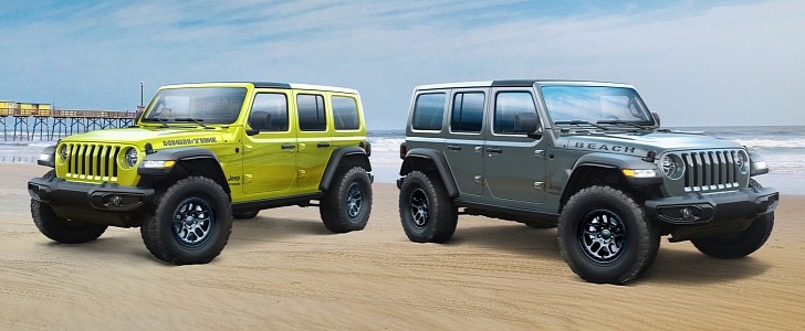 2022 Jeep Wrangler Jeep Beach and 2022 Jeep Wrangler High Tide