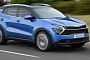 2022 Kia Sportage Render Takes Bold Approach Up Front, Rear End Is a Lot Tamer