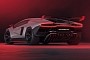 2022 Lamborghini Countach Imagined With the Rear Wing It Always Deserved