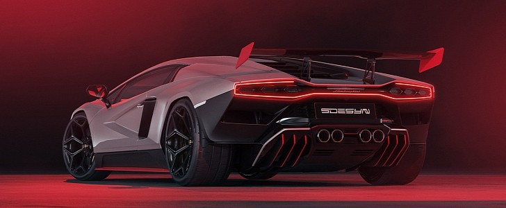 2022 Lamborghini Countach rendering by Shashank Das
