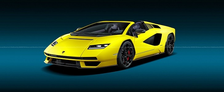 2022 Lamborghini Countach Roadster CGI by Aksyonov Nikita on Behance