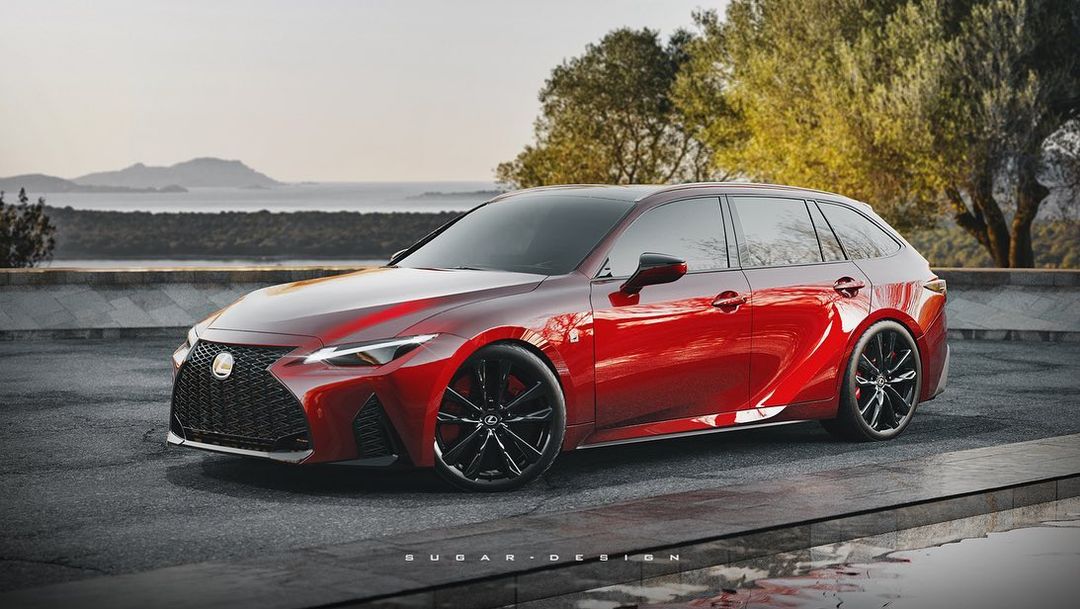 Lexus IS 350 Wagon Rendering Looks Better Than the German Rivals Just