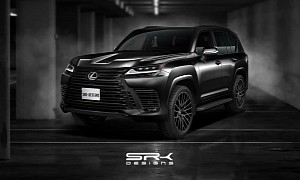 2022 Lexus LX “Black Edition” Shows It's Time for the Virtual Murdered-Out Look