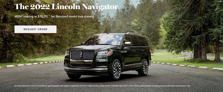 2022 Lincoln Navigator facelift 