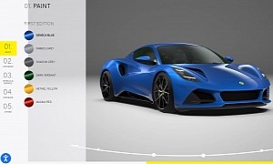 2022 Lotus Emira Configurator Now Live, First Edition Offers Six Exterior Colors
