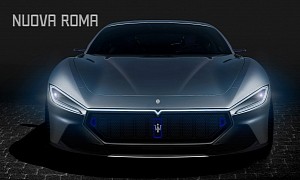 2022 Maserati GranTurismo Imagined With Ferrari Roma Styling Influences
