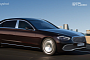 2022 Maybach S-Class Accurate Rendering Prepares You for the Giant Grille