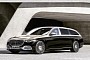 2022 Maybach S-Class Wagon Rendering Looks Eccentric Yet Practical